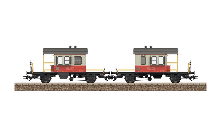 Trix 24650 Kuppelwagen-Set 2-tlg Sputnik SBB, H0