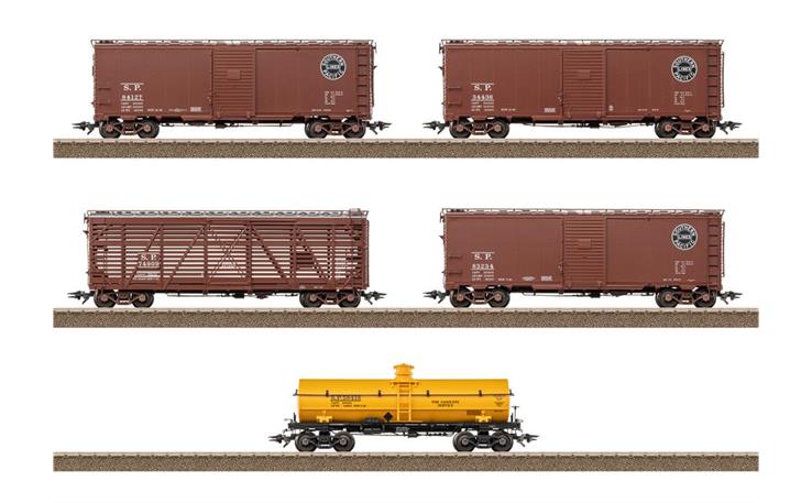 Trix 24915 Güterwagen-Set 5-tlg Southern Pacific, H0 DC