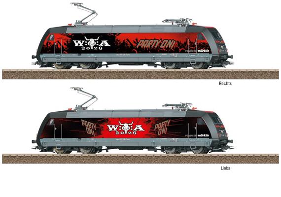 Trix 25476 E-Lok BR 101 Wacken Open Air, H0 DC Digital Sound