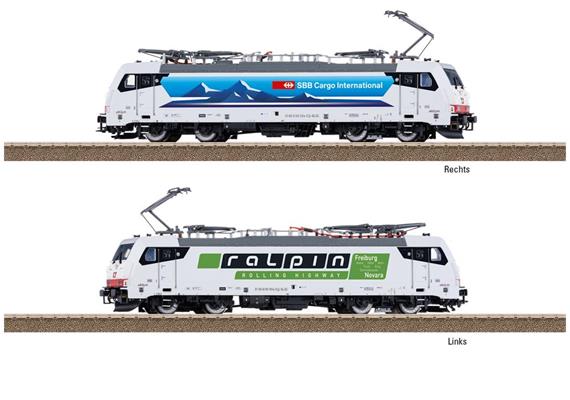 Trix 25801 E-Lok BR Akiem SAS/SBB Cargo Int., H0 DC Digital Sound