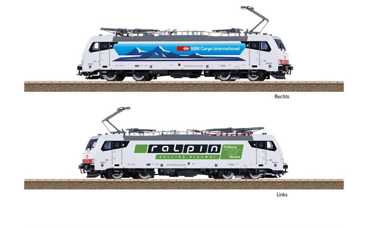Trix 25801 E-Lok BR Akiem SAS/SBB Cargo Int., H0 DC Digital Sound