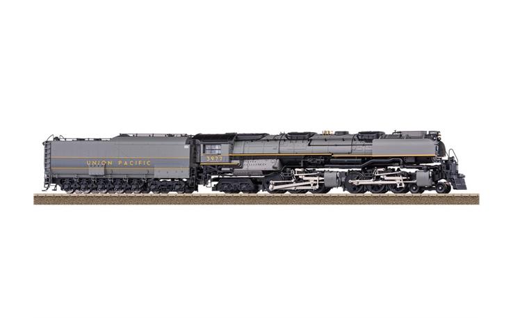 Trix 25913 Güterzug-Dampflok Challenger UP grau, H0 DC Digital Sound