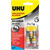 UHU 45370 Sekundenkleber MINIS 3x 1g Gel