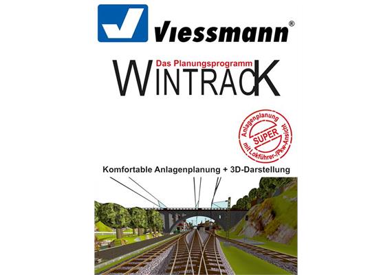 Viessmann 01006 WINTRACK 17.0 Vollversion mit 3D inkl. Handbuch, Deutsch
