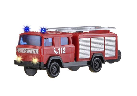 Viessmann 01843 Feuerwehr-LF 16 MAGIRUS mit elektrischem Blaulicht und Beleuchtung, 1/160