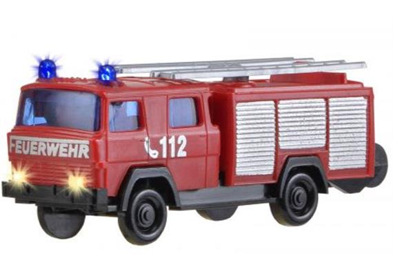 Viessmann 01843 Feuerwehr-LF 16 MAGIRUS mit elektrischem Blaulicht und Beleuchtung, 1/160