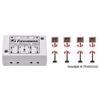 Viessmann 05835 H0 Andreaskreuze, 4 Stück mit Blinkelektronik