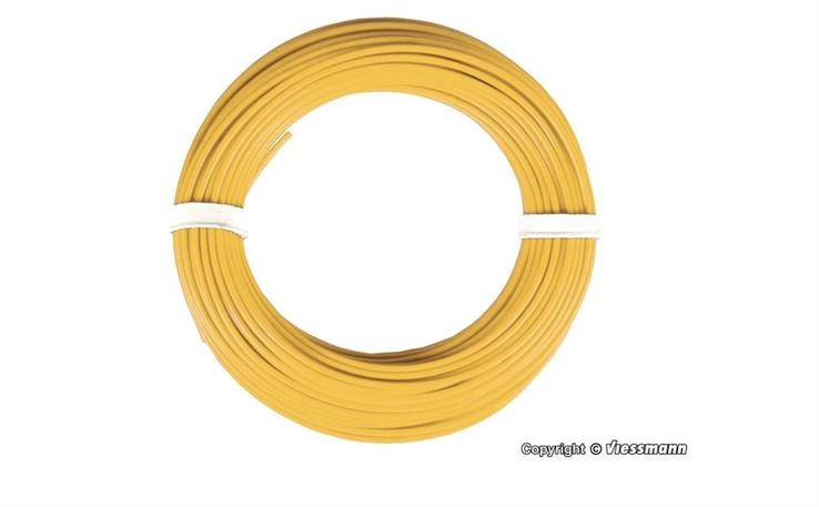 Viessmann 06864 10 m Kabelring 0,14 mm², gelb