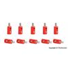 Viessmann 06871 Querlochstecker rot, 10 Stk.