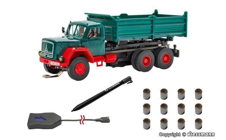 Viessmann 08002 CarMotion Basis Startset, MAGIRUS DEUTZ 3-achs Muldenkipper, H0