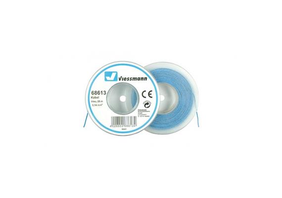 Viessmann 68613 25 m Kabel, 0,14 mm², blau