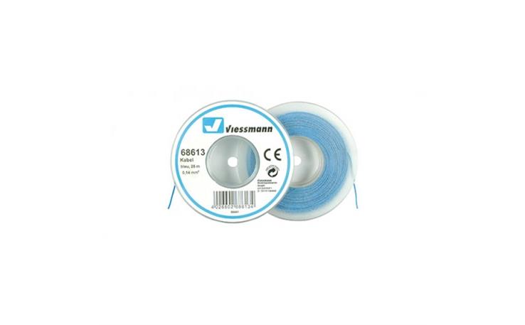 Viessmann 68613 25 m Kabel, 0,14 mm², blau
