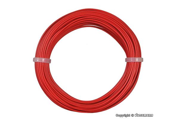 Viessmann 6863 Kabelring 0,14 mm², rot, 10 m