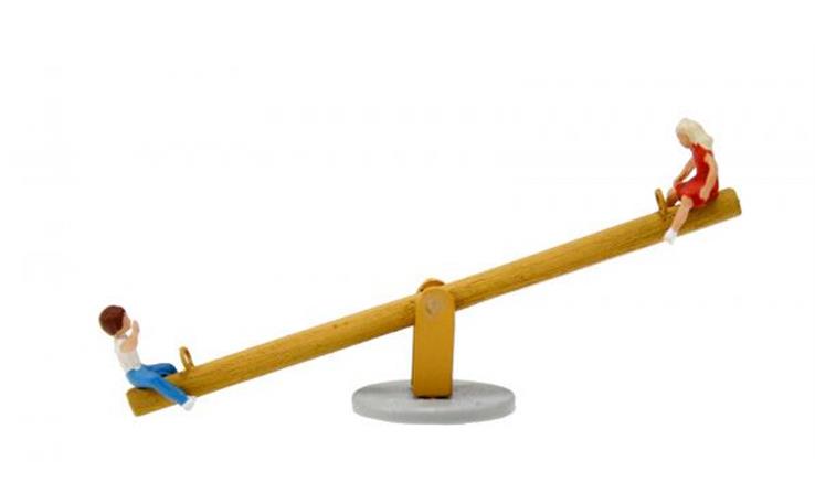 Viessmann V 01503 H0 Kinderwippe, bewegt