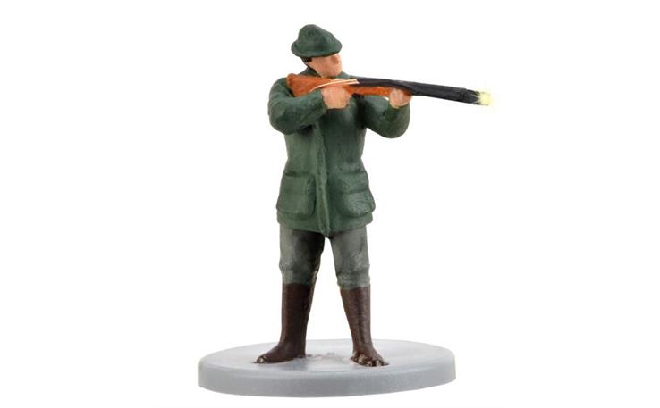 Viessmann V 01529 H0 Jäger mit Gewehr und Mündungsfeuer