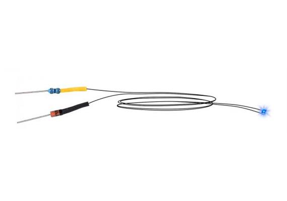 Viessmann V 03564 Set LED blau, 5 Stueck