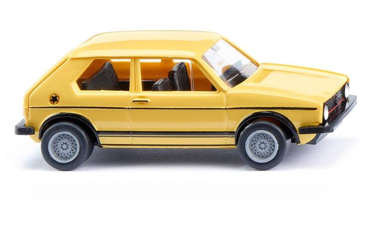 Wiking 004503 VW Golf I GTI - lemongelb 1/87
