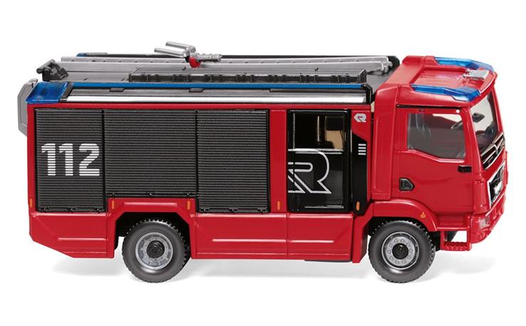Wiking 61299 MAN TGM Euro 6 Feuerwehr - Rosenbauer AT 1/87