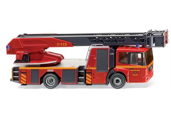 Wiking 62703 Feuerwehr Lübeck - Drehleiter DL 32 (MB Econic), 1/87