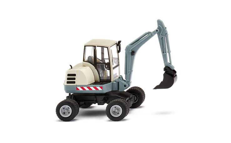 Wiking 65809 Mini-Bagger - alpenblau