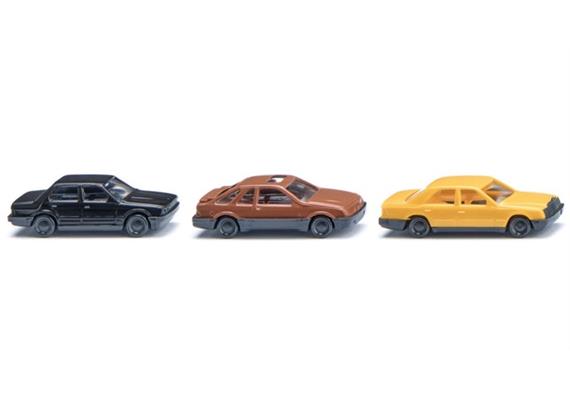 Wiking 91104 Drei klassische Personenwagen, 1/160
