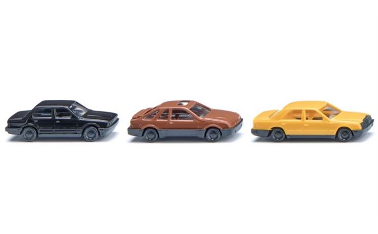 Wiking 91104 Drei klassische Personenwagen, 1/160